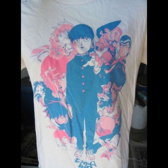 Mob Psycho 100 Anime Short Sleeve Tee Shirt ONE Supernatural Onepunchman Psychic - Picture 8 of 11